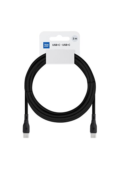 Bluestar Kabel USB USB-C - USB-C 2 m Czarny