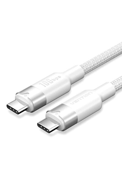 Vention Kabel USB-C do USB-C USB 3.2 5A 10Gbps 1m bia≈Çy