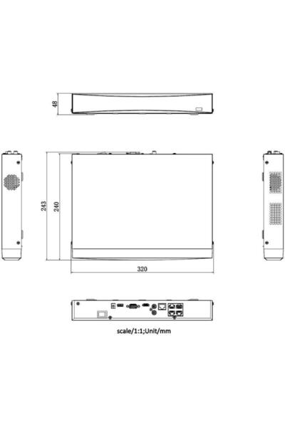 Hikvision DS-7604NXI-K1/4P(D)/Alarm4+1 Înregistrator NVR HIKVISION, AcuSense,...