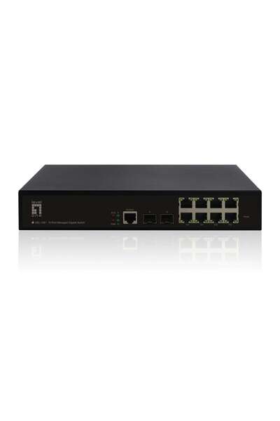 LEVEL ONE Switch LevelOne 8xGE/2xSFP 19 " Managed L2