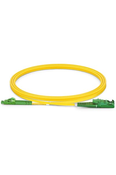EQUIP Patchkabel E2000/APC->LC/APC 5.00m SM Duplex OS2 gelb
