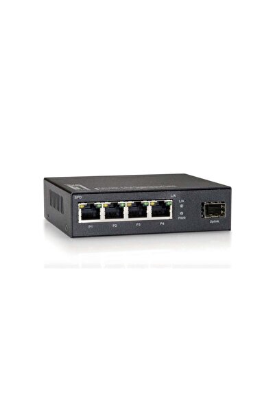 LEVEL ONE Switch LevelOne 4xGE/1xGSFP neadministrat, plastic