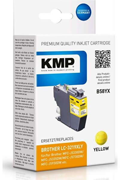 KMP Cartuș Brother LC3219XLY galben 1500 S. B58YX reîncărcat