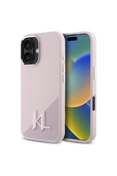 Karl Lagerfeld Husă Silicon Shadow Metal Initial MagSafe pentru iPhone 16 (r√...