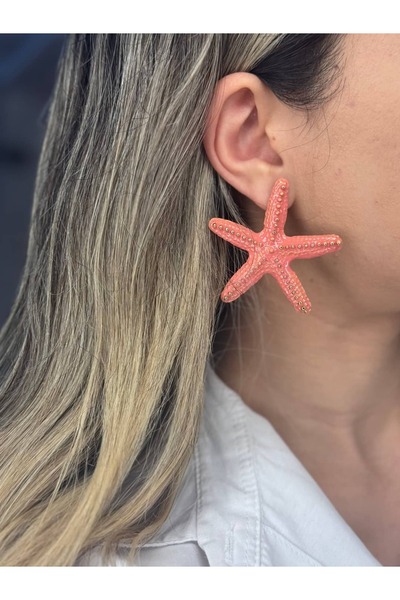 LEROSY CO. Special Series Starfish Shaped Colorful Earrings