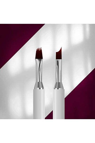 STALEKS Exclusive Çift Uçlu Sentetik Nail Art Ombre Gradyan Fırçası 11-10mm M...