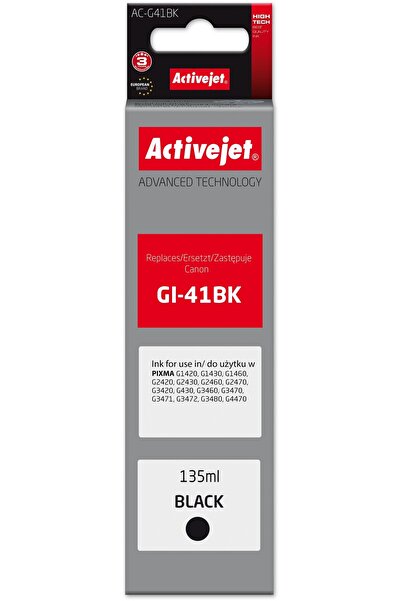 ActiveJet AC-G41Bk Flacon cu cerneală (înlocuitor pentru Canon GI-41BK 4528C0...
