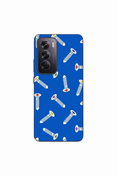 OEM Husa compatibila cu Oppo Reno12 Pro Silicon Gel Tpu Model Screws Pattern