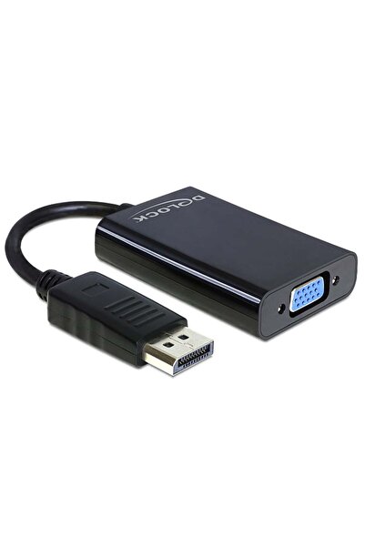 DELOCK Adaptor DisplayPort DP la D-Sub15 St/Bu +Audio