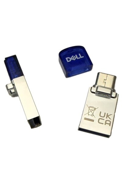 Dell 64GB 3.2 Type A/C Combo Flash Drive Detachable Cap