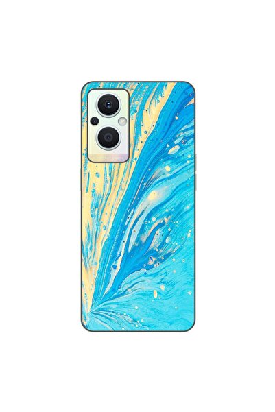 OEM Husa compatibila cu Oppo Reno7 Lite Silicon Gel Tpu Model Aqua Bloom