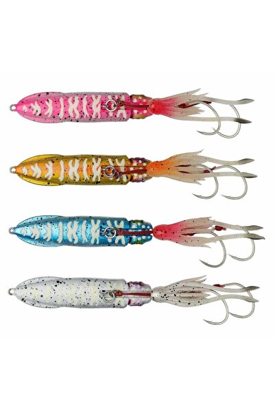 Savage Gear Swimsquid Inchiku 9.7cm 150gr Sahte Balık Blue Pink Glow