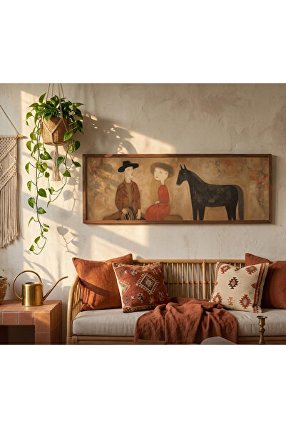 Tuba Decor Tek Parça Gerçek Ahşap Yatay Panorama