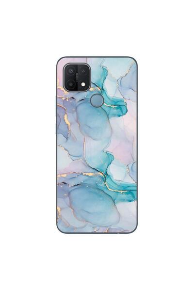 OEM Husa compatibila cu Oppo A15 si A15s Silicon Gel Tpu Model Abstract Water...