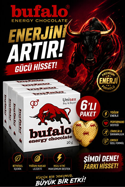 bufalo ÖZEL PREMIUM ÇİKOLATA 6 LI PAKET