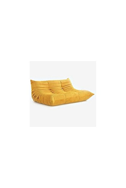 OEM Canapea Lounge din Memory Foam HD Premium 130 x 100 x 70 cm, galben (IFT)