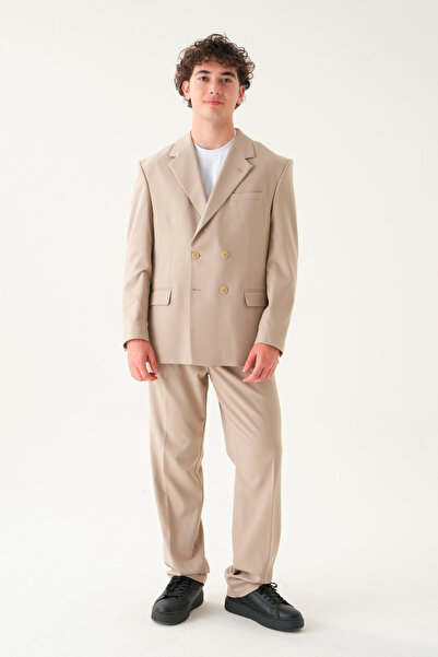 Gambocci Double-Breasted Wide Suit |   Jacket Pants Suit