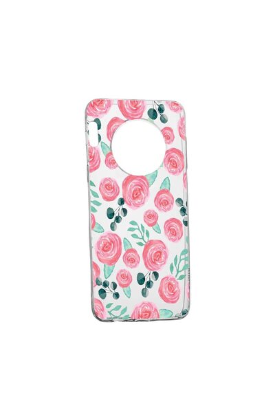 bestcase Husa Rose Pattern, pentru Huawei Mate 30, rezistenta la uzura, anti-...