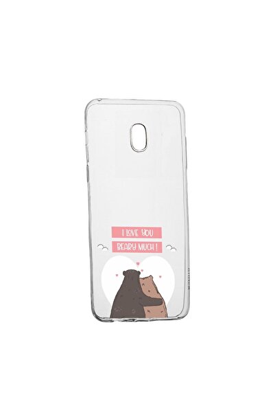 bestcase Husa Silicon Compatibila Cu Nokia 1 Plus, I Love U Beary Much!, rezi...