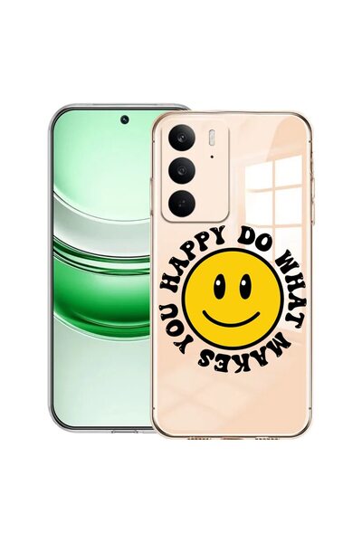 bestcase ¬Æ Husa Clear Silicon pentru Realme C71, Happy Smiley, 2041144 T 1813