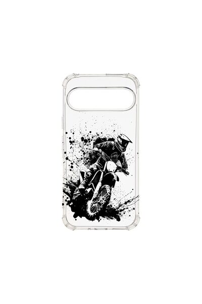 bestcase Противоударен калъф 1.5ММ, съвместим с Google Pixel 9 Pro, MotoCross...
