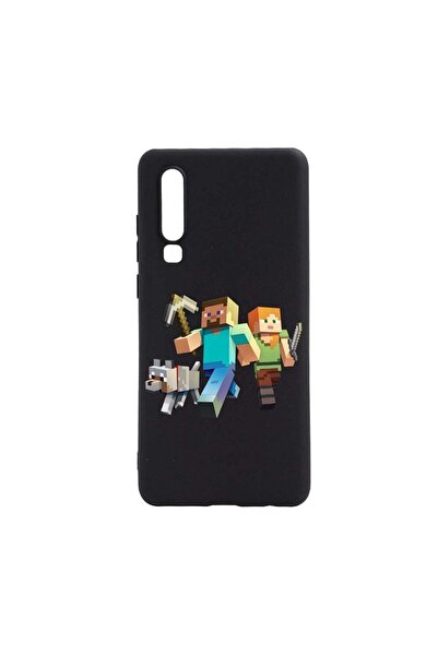 bestcase Husa Huawei P30, Minecraft, rezistenta la uzura, anti-alunecare, din...