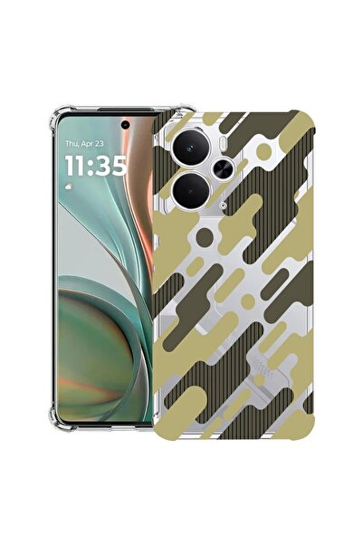bestcase Αντικραδασμική Θήκη Συμβατή με Poco M7 Pro 5G, με Πράσινο Σχέδιο Παρ...