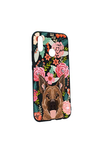 bestcase Θήκη Huawei P20 Lite, Σχέδιο σκύλου και λουλουδιών, Ανθεκτική στη φθ...