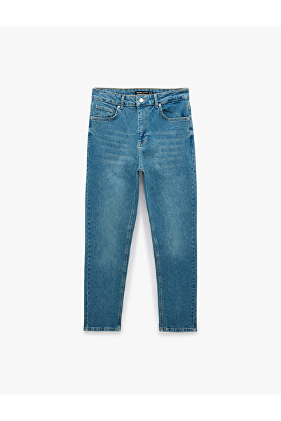 Koton Regular Fit Cotton Tapered Jean Pants with Normal Waist Pockets - Joe Jean