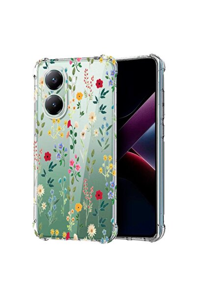 bestcase ¬Æ Husa compatibila Poco X7 Pro 5G, Anti Shock 1.5MM, Spring Flowers...