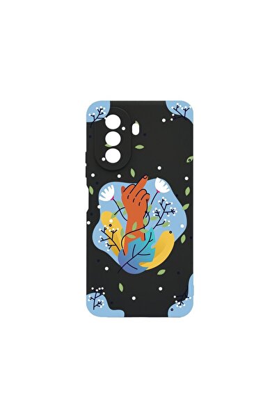 bestcase Λεπτή Θήκη Σιλικόνης 0.8MM, Συμβατή με Huawei Nova Y70, Flowers FCK,...