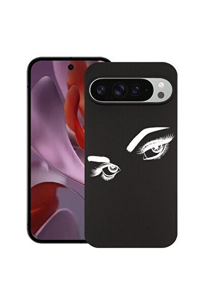 bestcase Θήκη για Google Pixel 9 Pro XL, Ελκυστικά Γυναικεία Μάτια, Λεπτή Σιλ...