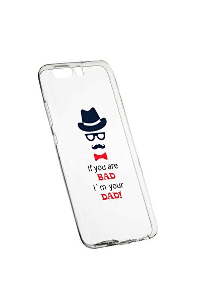 bestcase Θήκη σιλικόνης, Διαφανής, Λεπτή, Bad Dad, Huawei Y6 2018