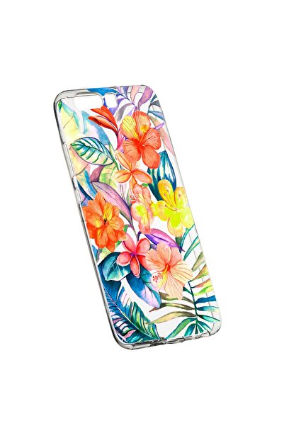 bestcase Husa de protectie, Flori tropicale, pentru Huawei Y6 2018, rezistent...