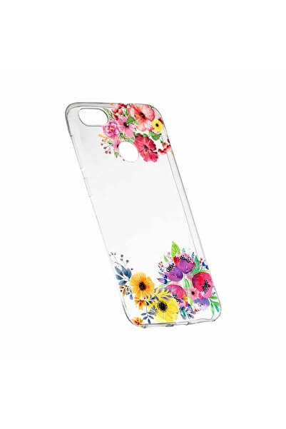 bestcase Husa Silicon, Transparent, Slim, Flower, HTC Desire 12 Plus