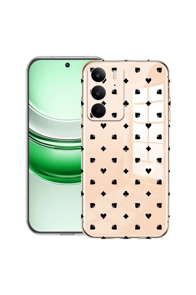 bestcase ¬Æ Husa Clear Silicon pentru Realme C71, Simple Poker Pattern, 20411...