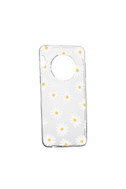 bestcase Θήκη σιλικόνης, Συμβατή με Huawei Nova Y90, Χαρούμενα λουλούδια μαργ...