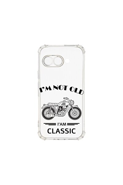 bestcase Противоударен калъф за Google Pixel 9a, Не съм стар, аз съм класика,...