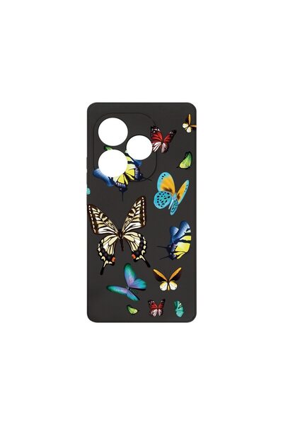 bestcase Θήκη Σιλικόνης Premium, Συμβατή με Realme GT 6, Όμορφες Πολύχρωμες Π...