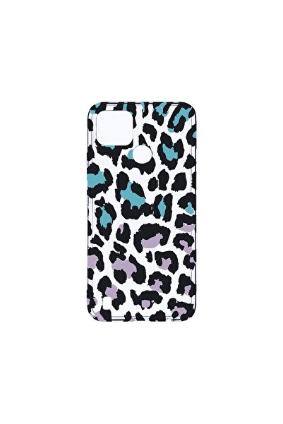 bestcase Διαφανής Θήκη Σιλικόνης 2MM, Συμβατή με Realme C25Y, Με σχέδιο λεοπά...
