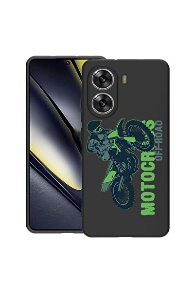 bestcase ¬Æ Husa pentru Poco X7 Pro 5G, Motocross, Slim Silicon 0.8MM, Antiso...