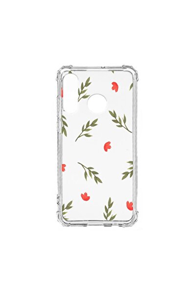 bestcase Husă Antișoc din Silicon Compatibilă cu Huawei P30 Lite, Flori, Prot...
