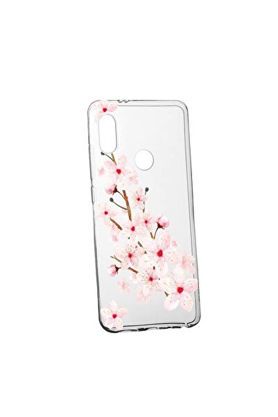 bestcase Husa Silicon, Transparent, Slim, Spring Flower, Huawei P20 Lite