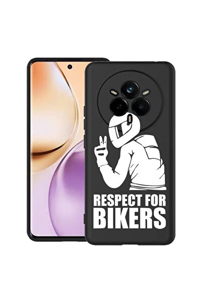 bestcase Husă pentru Realme 14 Pro Plus 5G, Respect pentru motocicliști, Sili...