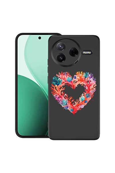 bestcase ¬Æ Husa TPU Ultra Slim Compatibil cu Poco F7 Pro, cu Design Coral He...