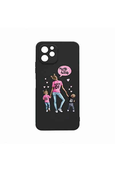 bestcase Θήκη, Συμβατή με Huawei nova Y61, Σχέδιο Μαμά Ζωή Αγόρι και Κορίτσι,...