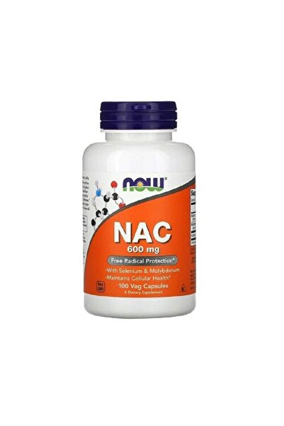 Now Foods NAC N-Ακετυλο-L-Κυστεΐνη ​ ​ 600mg 100 κάψουλες