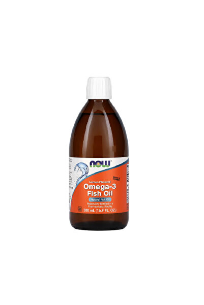 Now Foods Omega-3 Fish Oil Lemon 500ml -