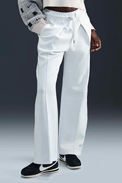 Nike Naomi Osaka High Waisted Loose Knit Trousers Bol Kesim Kadın Eşofman Alt...