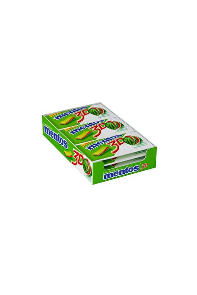 Mentos Mentos 3D Chewing Gum Sugar-Free Watermelon 15*8,5g
